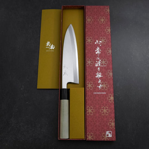 Aideba White Steel #2 Kasumi Buffalo Magnolia Handle 195mm