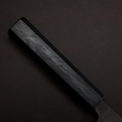 Ajikiri Blue Steel #2  Kurouchi Blue Urushi Handle 105mm