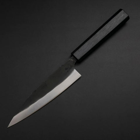 Ajikiri Blue Steel #2 Kurouchi Dark Blue Urushi Handle 145mm