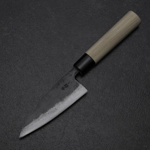 Ajikiri White Steel #2 Kurouchi Magnolia Round Handle 105mm