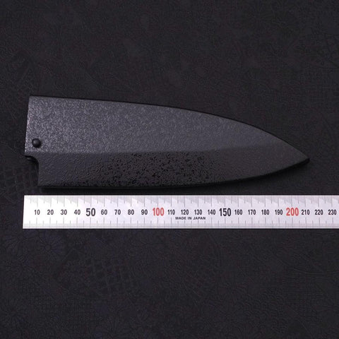 Black-Ishime Saya Sheath for Deba with Pin, 165mm