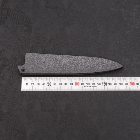 Black Ishime Saya Sheath for Western Petty with Pin 150mm