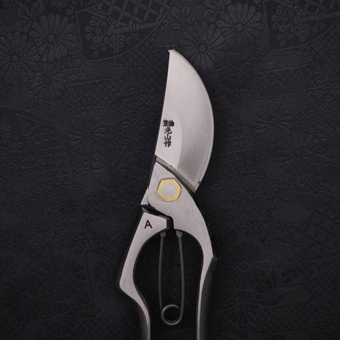 Black Musashi Pruning Shears / Garden Scissors A Type Forged Handmade 225mm