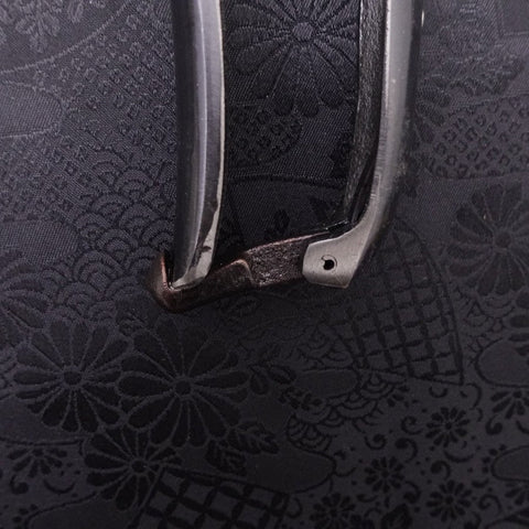 Black Musashi Pruning Shears / Garden Scissors Left-hand Forged Handmade 200mm