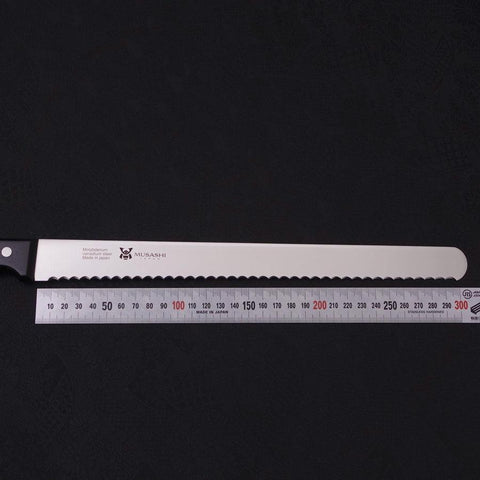 Bread knife Molybdenum Polished Western Handle 300mm