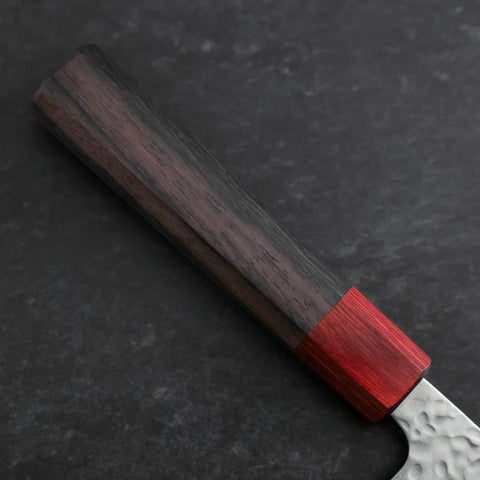 Bunka AUS-10 Tsuchime Damascus Shitan Handle 170mm