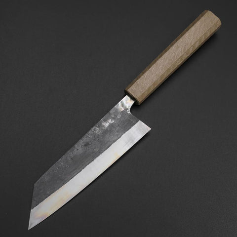 Bunka Blue Steel #1 Kurouchi White Urushi Handle 170mm