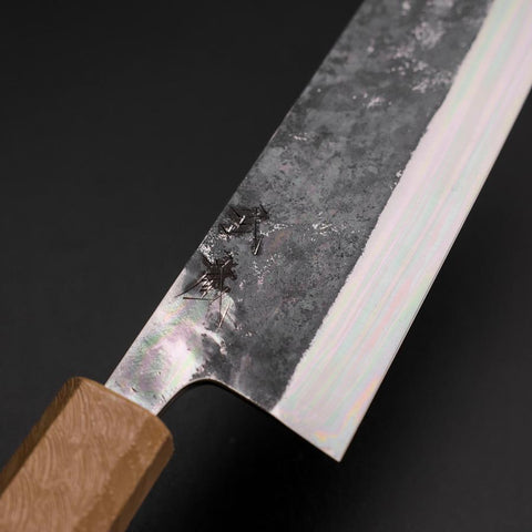 Bunka Blue Steel #1 Kurouchi White Urushi Handle 170mm