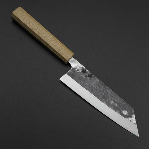 Bunka Blue Steel #1 Kurouchi White Urushi Handle 170mm