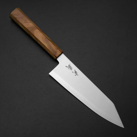 Bunka Blue Steel #2 Polished Olive Handle 170mm