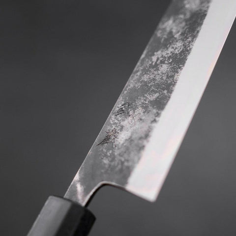 Bunka Blue Steel #1 Kurouchi Dark Blue Urushi Handle 170mm