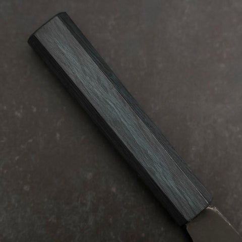 Bunka Blue Steel #2 Kurouchi Dark Blue Urushi Handle 190mm