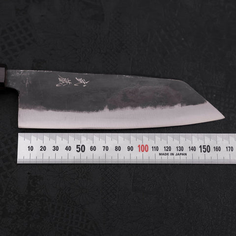 Bunka Blue Steel #2 Kurouchi Ebony Handle 165mm