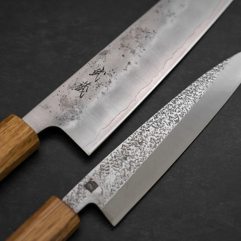 Bunka & Kaisaki Silver Steel #3 Vg-10 Nashiji Yaki Urushi Sakura Set