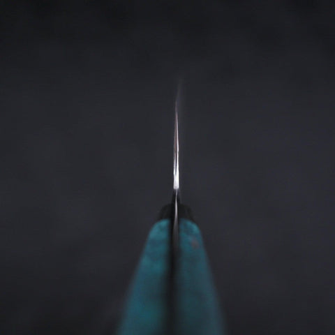 Bunka SG-2 Damascus Turquoise Green Handle 170mm