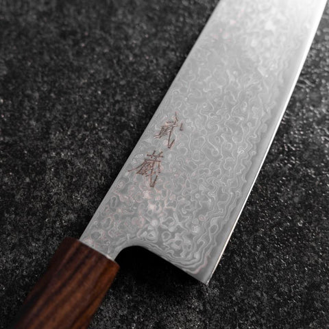 Bunka SLD Black Damascus Ebony Handle 175mm