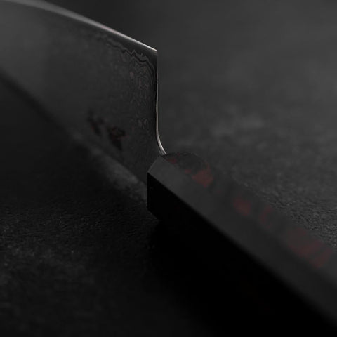Bunka SLD Black Damascus Ebony Handle 175mm