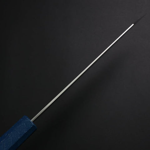 Bunka SLD Wave Nickel Damascus Blue Urushi Handle 170mm