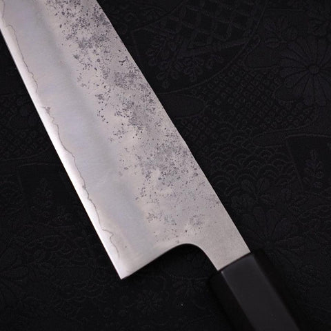 Bunka Silver Steel #3 Nashiji Buffalo Magnolia Handle 170mm