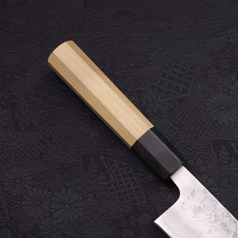 Bunka Silver Steel #3 Nashiji Buffalo Magnolia Handle 170mm