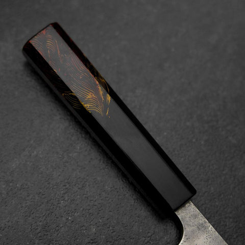 Bunka Silver Steel #3 Nashiji Fire Urushi Handle 170mm