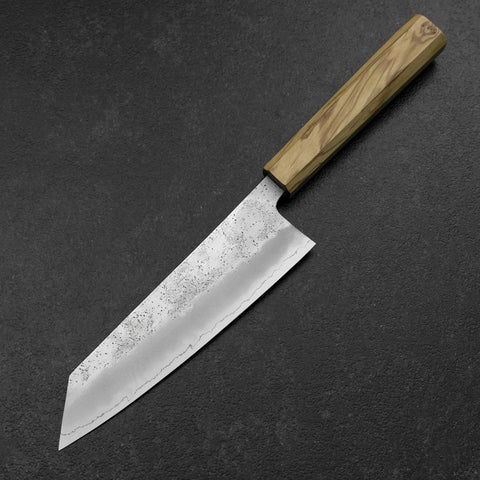 Bunka Silver Steel #3 Nashiji Olive Handle 175mm