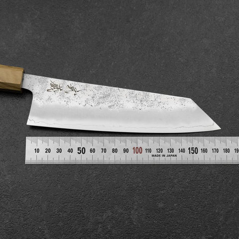 Bunka Silver Steel #3 Nashiji Olive Handle 175mm