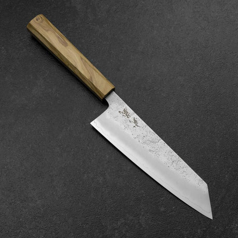 Bunka Silver Steel #3 Nashiji Olive Handle 175mm