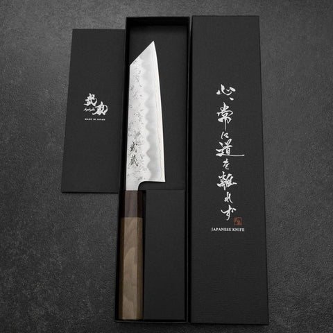 Bunka Silver Steel #3 Nashiji Shitan&Walnut Handle 170mm