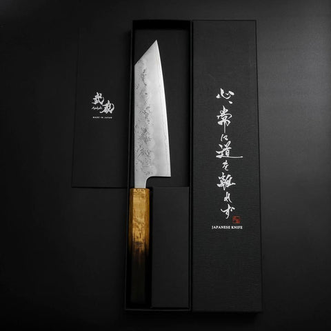 Bunka Silver Steel #3 Nashiji Yaki Urushi Handle 170mm