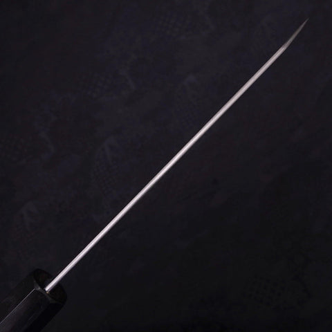 Bunka Silver Steel #3 Nickel Damascus Buffalo Ebony Handle 170mm