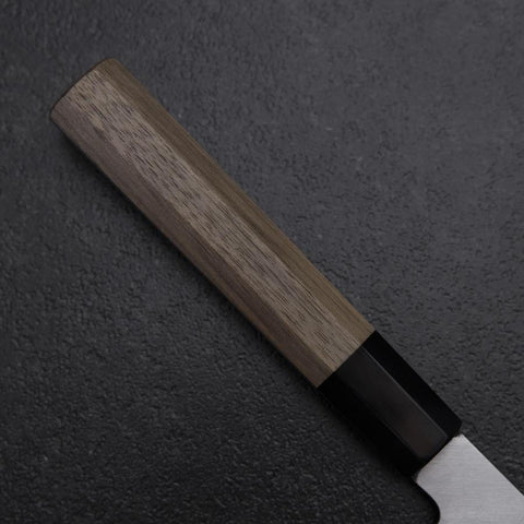 Bunka Silver Steel #3 Polished Buffalo Walnut Handle 155mm