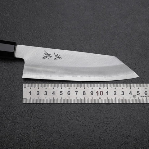 Bunka Silver Steel #3 Polished Buffalo Walnut Handle 155mm