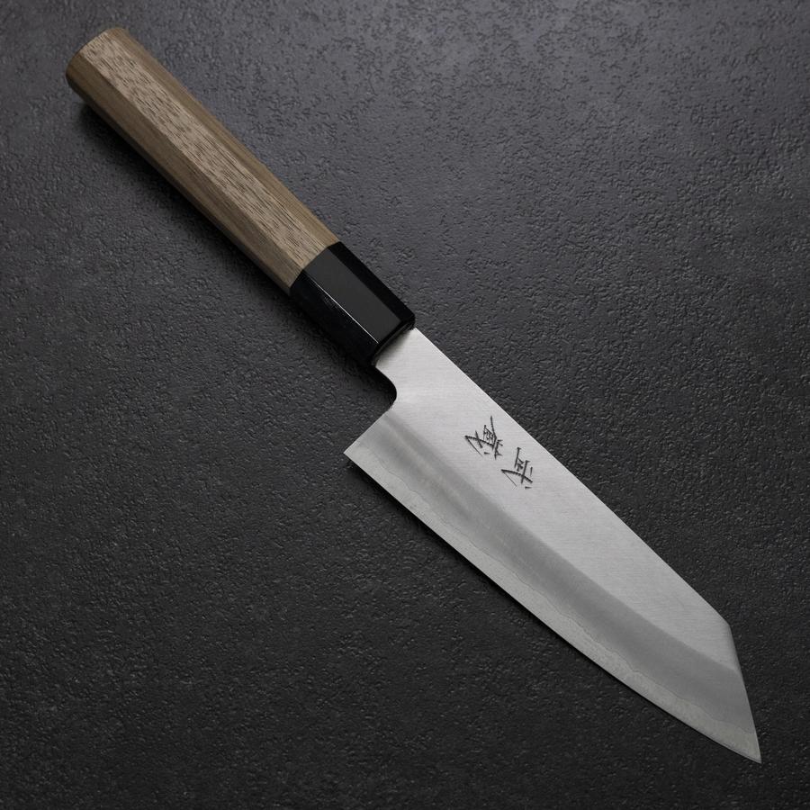 Bunka Silver Steel #3 Polished Buffalo Walnut Handle 155mm