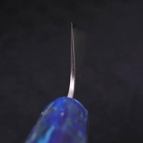 Bunka Silver Steel #3 Polished Ocean Blue Handle 170mm