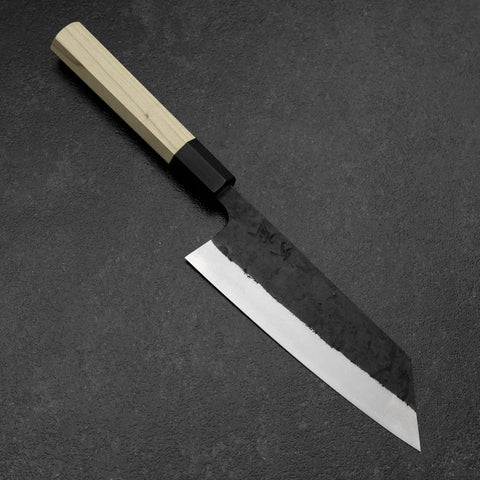 Bunka White Steel #2 Revêtement inox Kurouchi Manche en Buffle et Magnolia 170mm