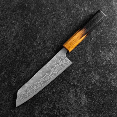 Bunka Acciaio Inox Svedese Nashiji Washi Damasco Manico Yaki Urushi 170mm