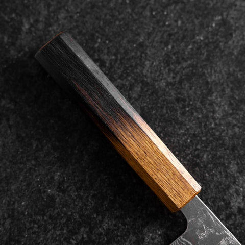 Bunka Acciaio Inox Svedese Nashiji Washi Damasco Manico Yaki Urushi 170mm