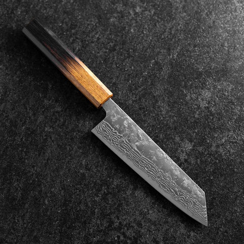 Bunka Acciaio Inox Svedese Nashiji Washi Damasco Manico Yaki Urushi 170mm