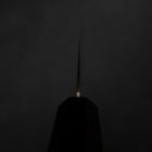 Bunka VG-10 Black Damascus Shitan Handle 180mm (7”)-[Musashi]-[Japanese-Kitchen-Knives]