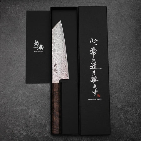 Bunka VG-10 Damascus Brown Birch Handle 165mm