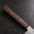 Bunka VG-10 Damascus Brown Birch Handle 180mm (7”)-[Musashi]-[Japanese-Kitchen-Knives]