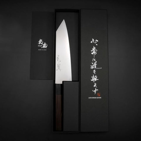 Bunka VG-10 Damascus Shitan Handle 180mm