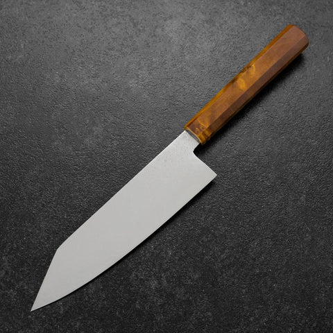 Bunka VG-10 Damascus Yellow-Brown Birch Handle 180mm