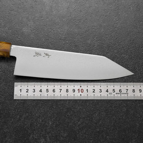 Bunka VG-10 Damascus Yellow-Brown Birch Handle 180mm