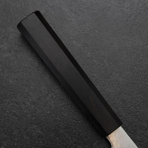 Bunka VG-10 Mirror Damascus Ebony Handle 180mm
