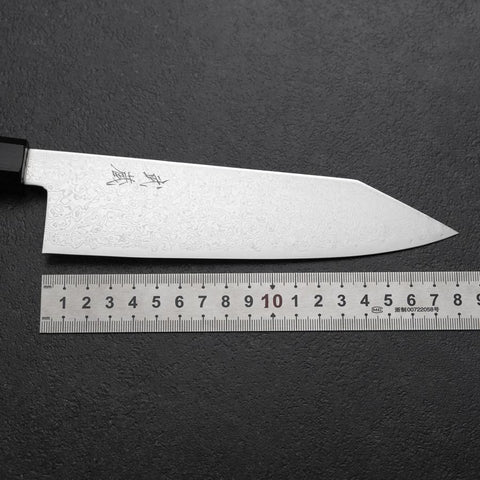 Bunka VG-10 Mirror Damascus Ebony Handle 180mm