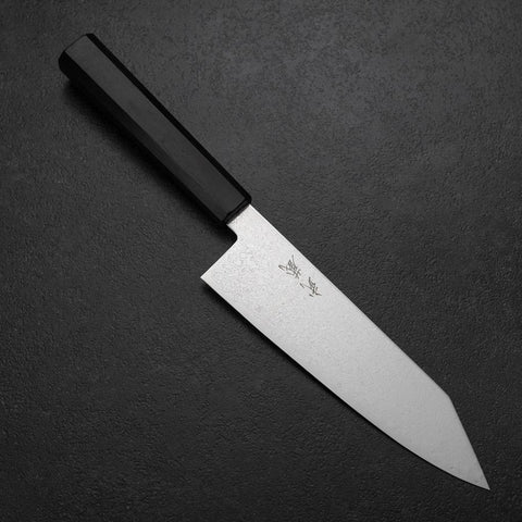 Bunka VG-10 Mirror Damascus Ebony Handle 180mm