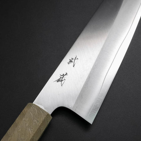 Bunka VG-10 Polished White Urushi Handle 165mm