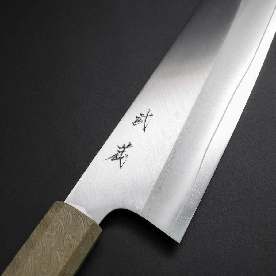 Bunka VG-10 Polished White Urushi Handle 165mm